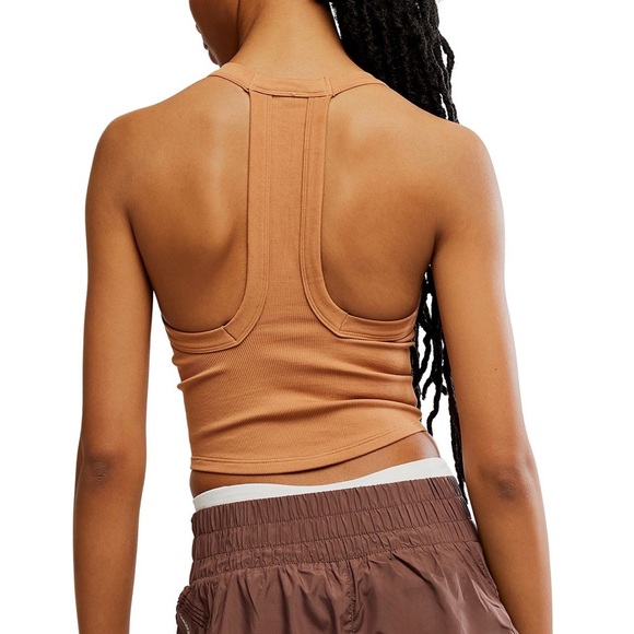 FP Movement All Clear V-Neck Cami in Twig  NWT RT $30 - Picture 3 of 6